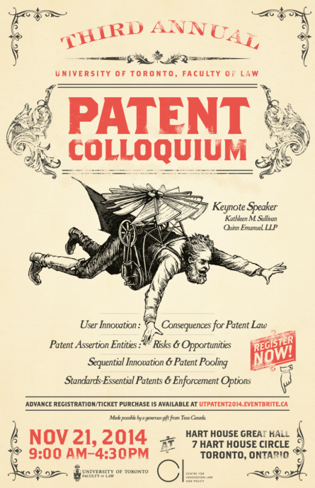 2014 Patent Colloquium poster